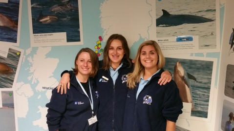 Ruth (left), Beckie (middle) & Rachael (right) in the ORCA Centre